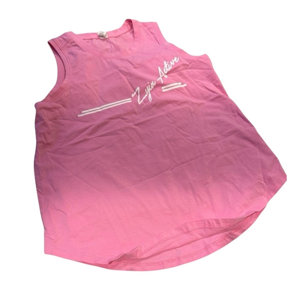 Zyia Active USA Vibrant Pink Muscle Tank xs women’s top gym workout shirt